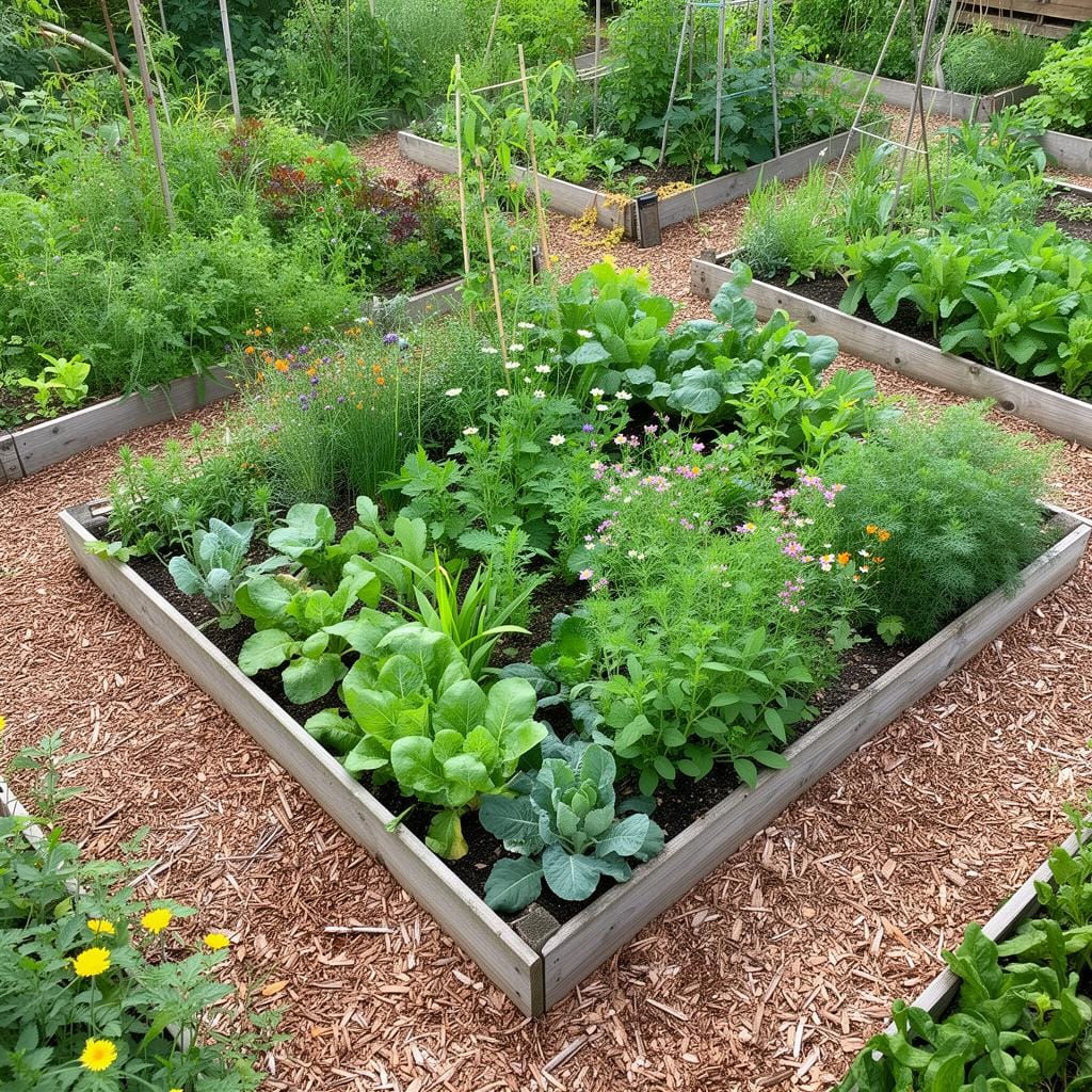 Jardín productivo permacultural